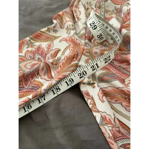 ZIMMERMANN Ladybeetle Paisley Floral Turtleneck Top Size 3/Large - Picture 15 of 15